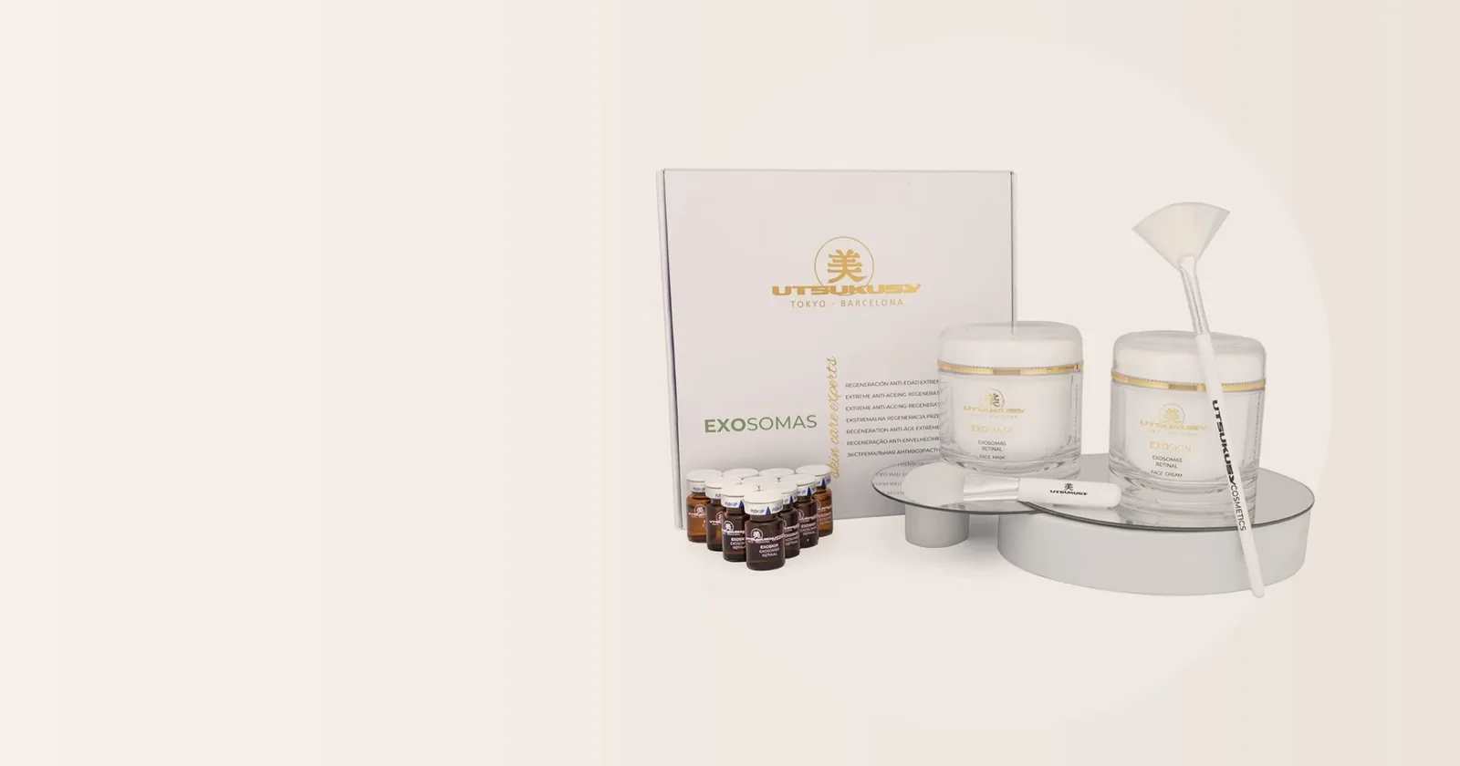 Kit profesional de exosomas de Utsukusy para cabina