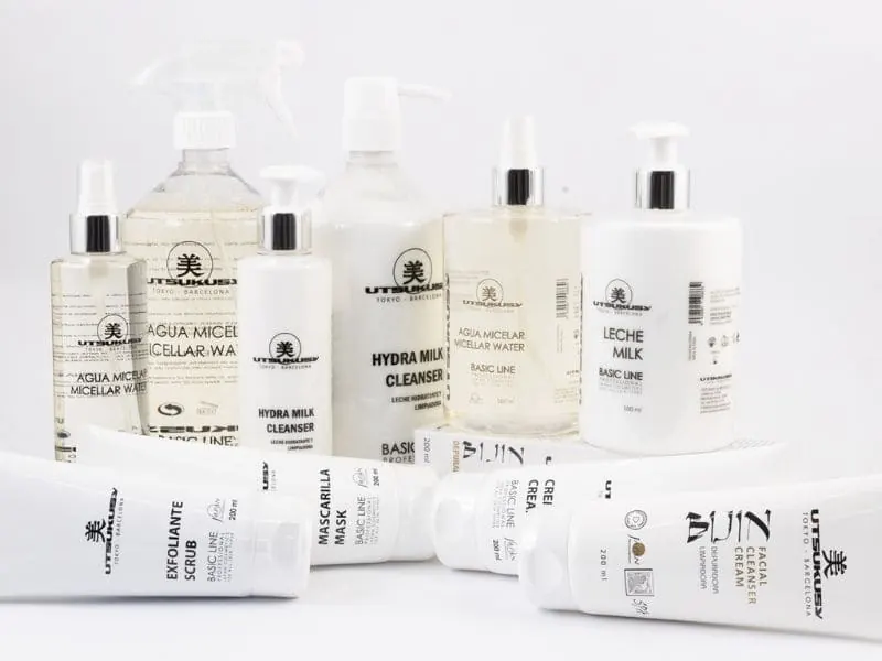 Bijin Crema Limpiadora | Leche limpiadora Basic Line | Agua micelar Basic Line | Kit Profesional Basic Line 1L.