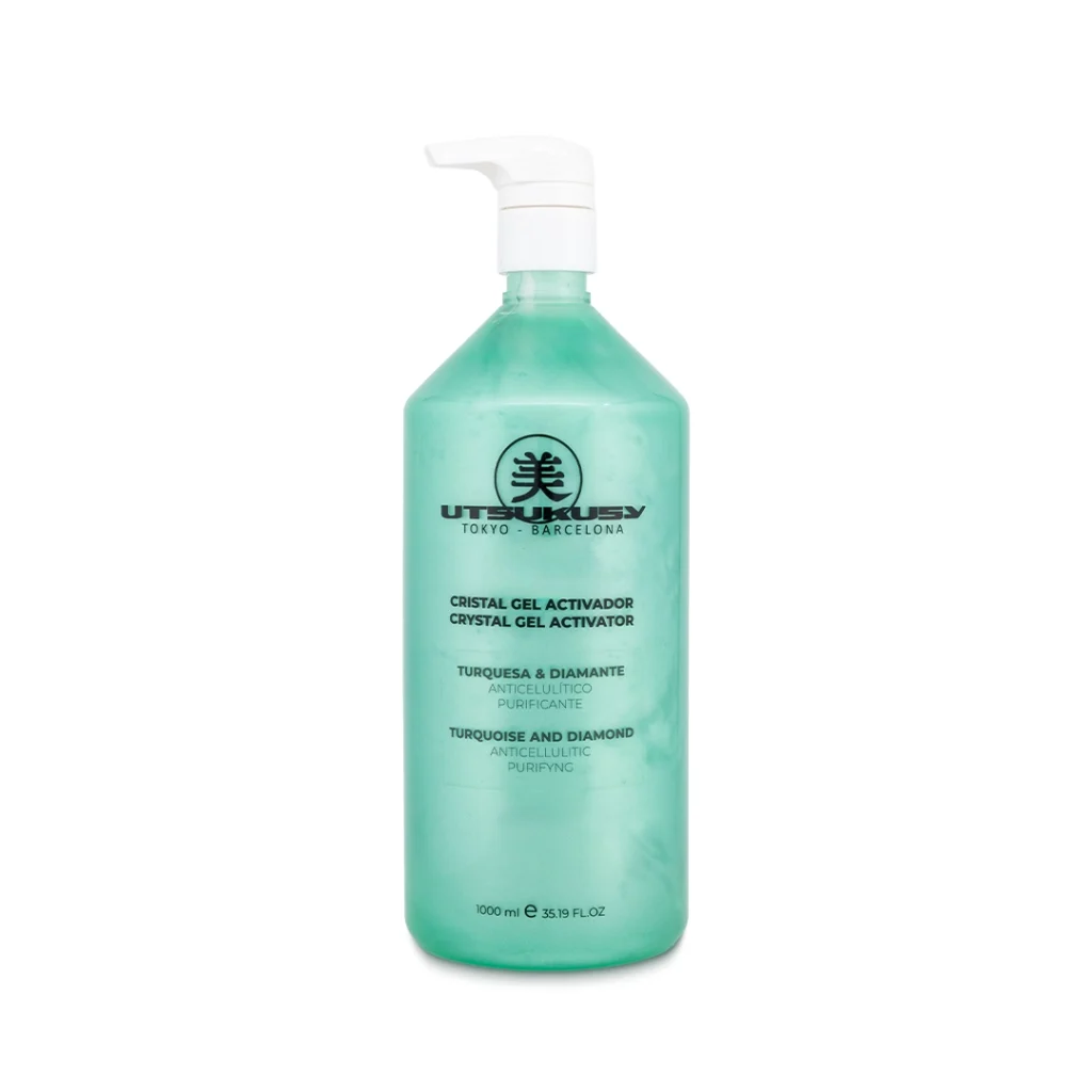 Cristal Gel Turquesa y Diamante, gel activador anticelulítico 1.000 ml