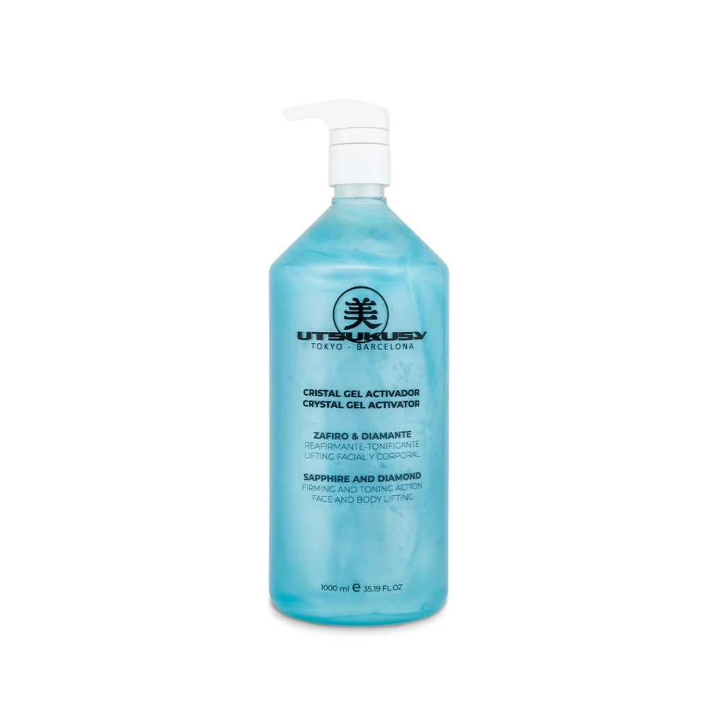 Cristal Gel Zafiro y Diamante, gel conductor reafirmante 1.000 ml