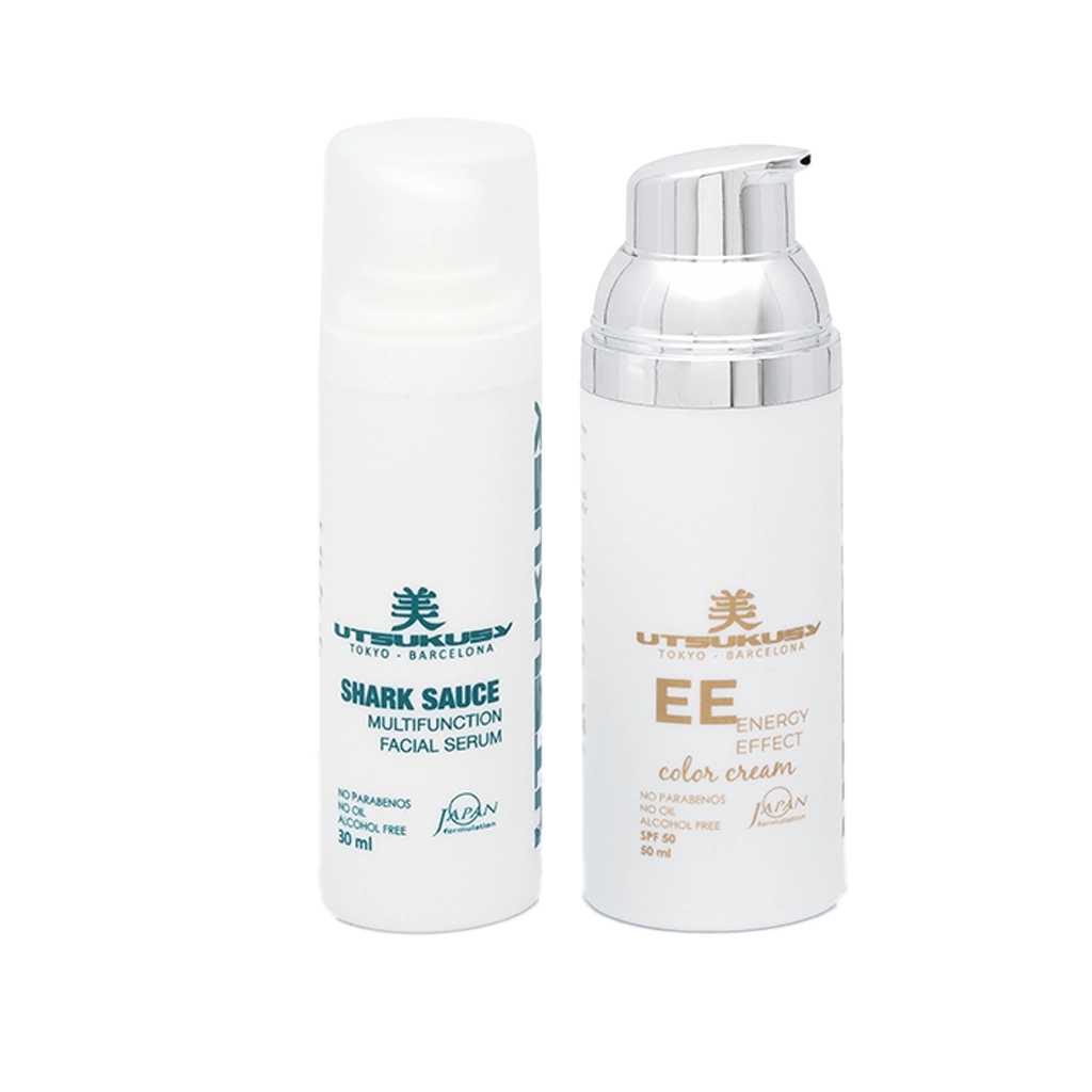 Set Shark Sauce + EE Color Cream SPF 50, tono medio
