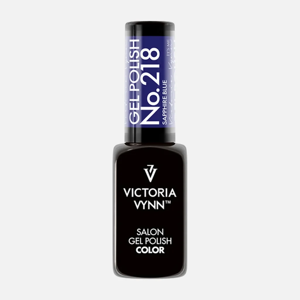 Gel Polish 218 Sapphire Blue, esmalte semipermanente 8 ml