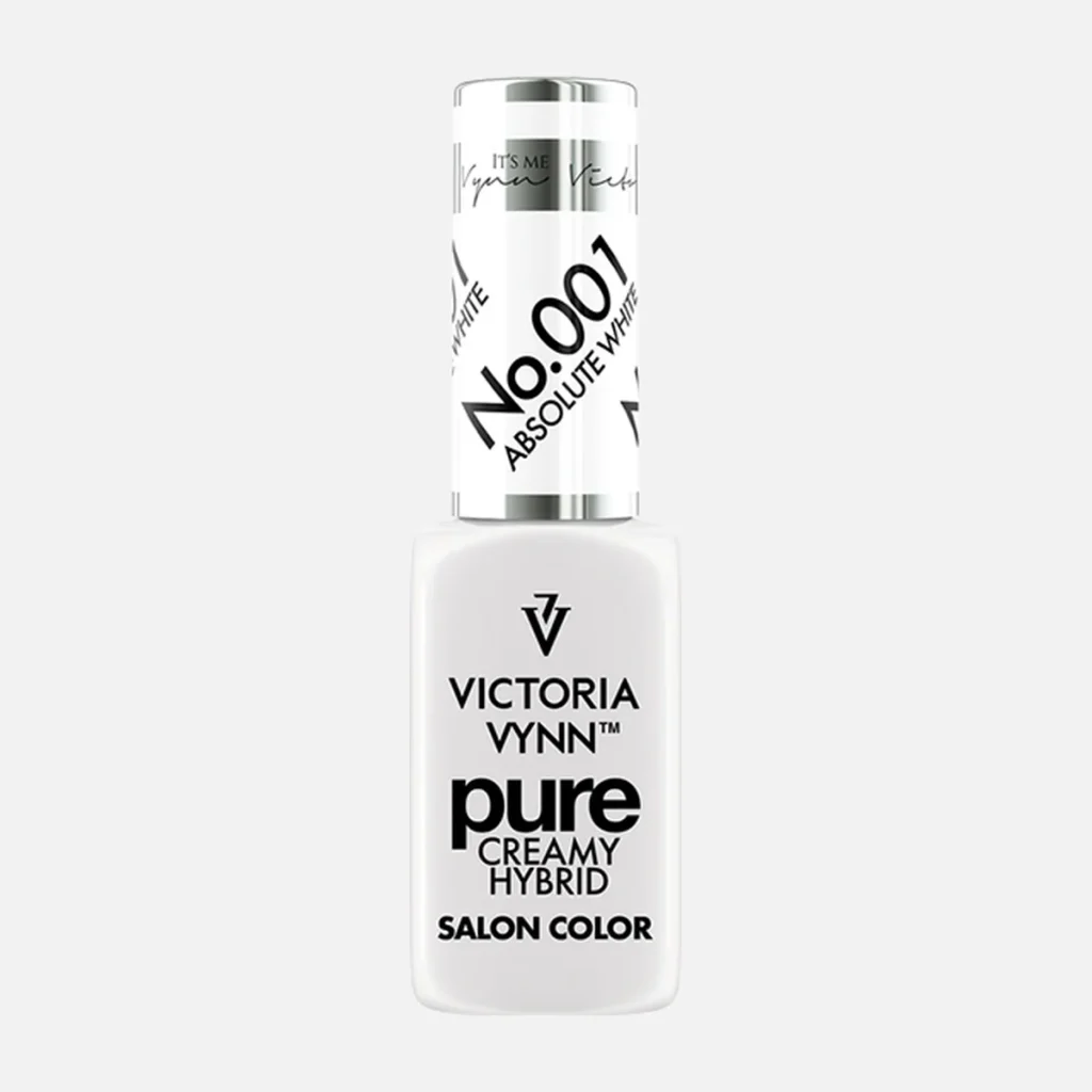 Pure 001 Absolute White, esmalte semipermanente 8 ml