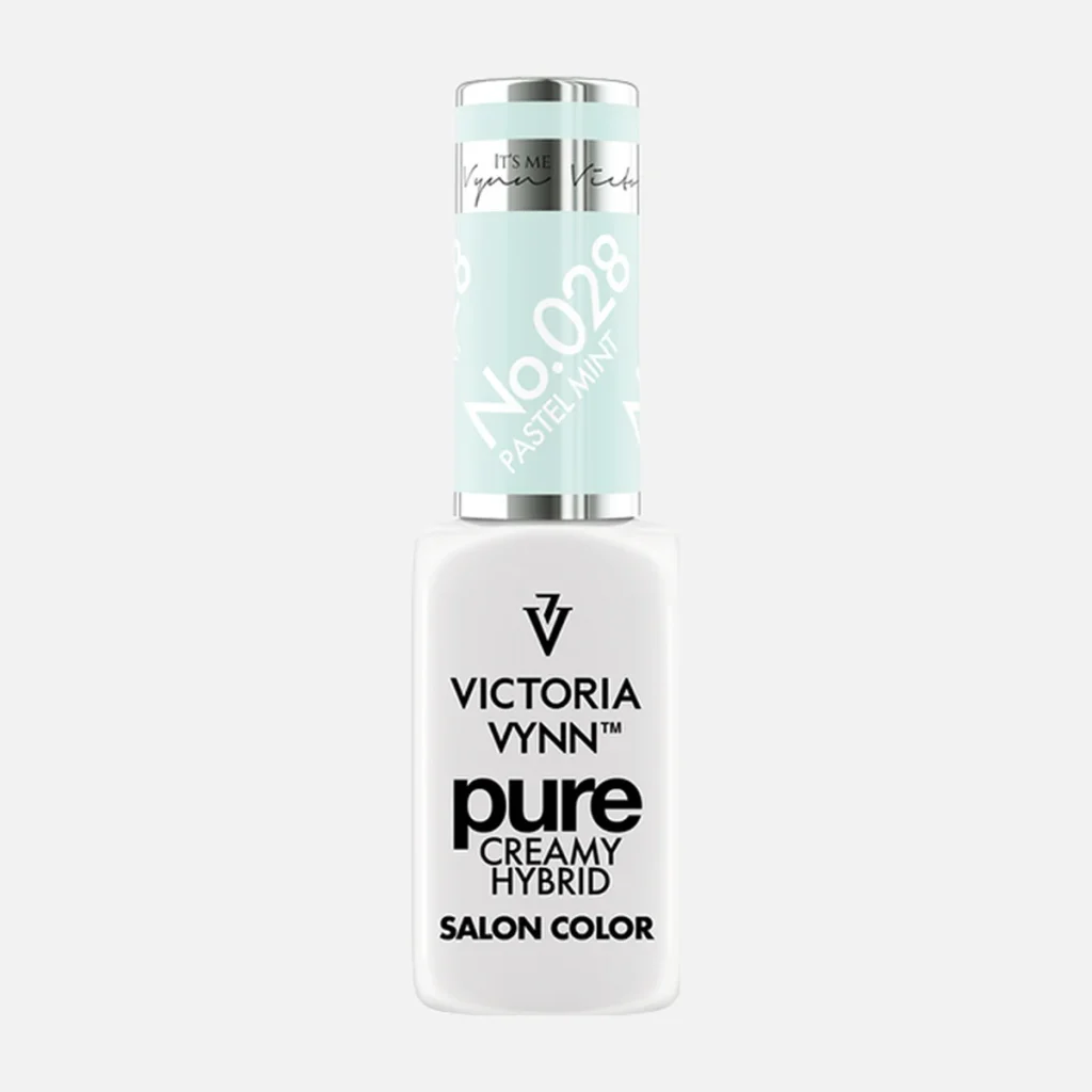 Pure Creamy Hybrid 028 Pastel Mint, esmalte semipermanente 8 ml