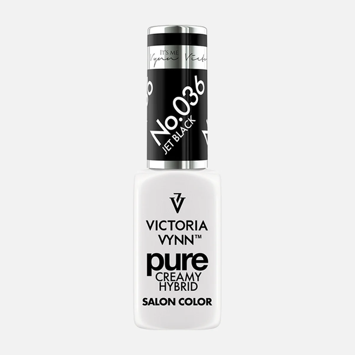 Pure Creamy Hybrid 036 Jet Black, esmalte semipermanente 8 ml