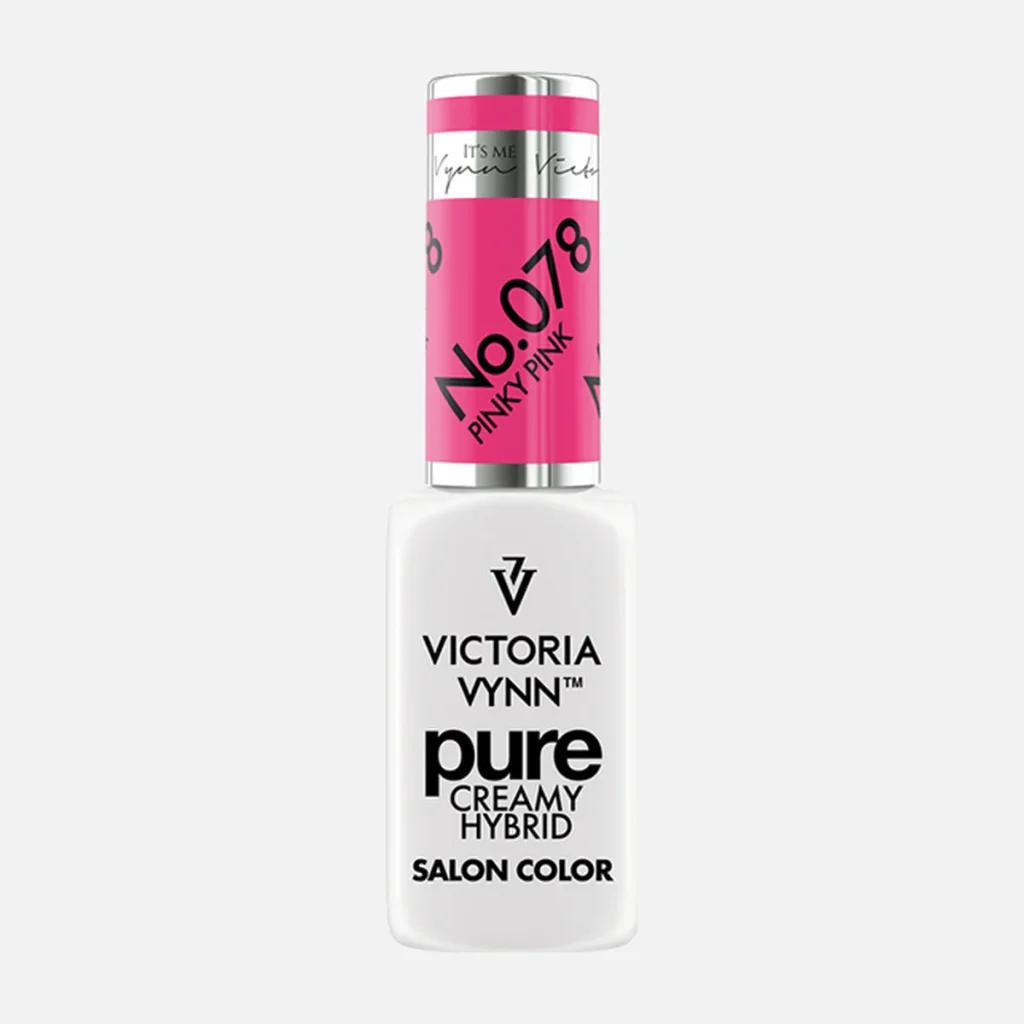 Pure Creamy Hybrid 078 Pinky Pink, esmalte semipermanente 8 ml