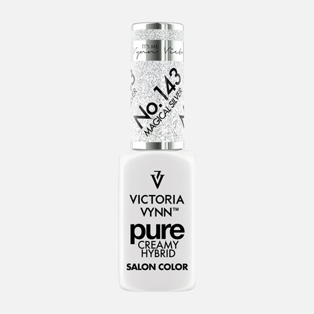 Pure Creamy Hybrid 143 Magical Silver, esmalte semipermanente 8 ml