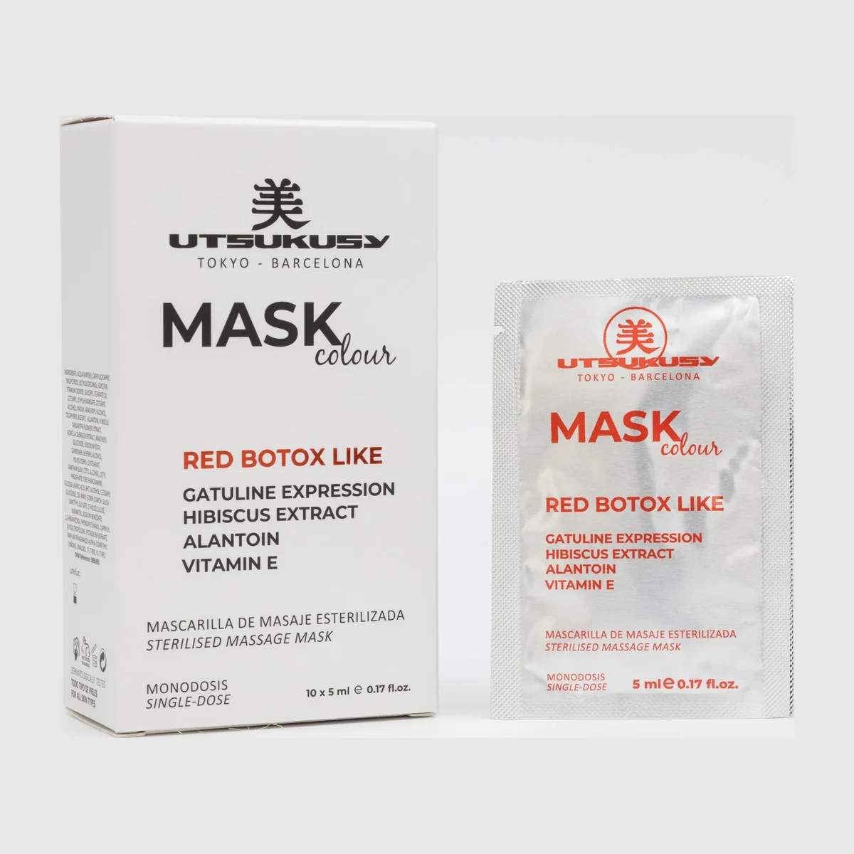 Red Mask, mascarilla antiarrugas de masaje Utsukusy