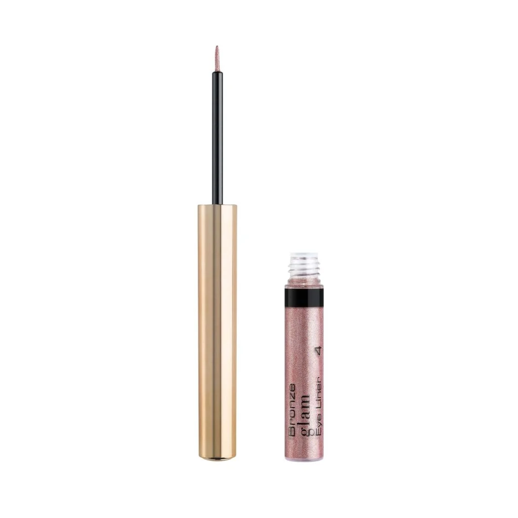 Bronze Glam Eye Liner 4 Glam Rose, eyeliner con purpurina 2 g