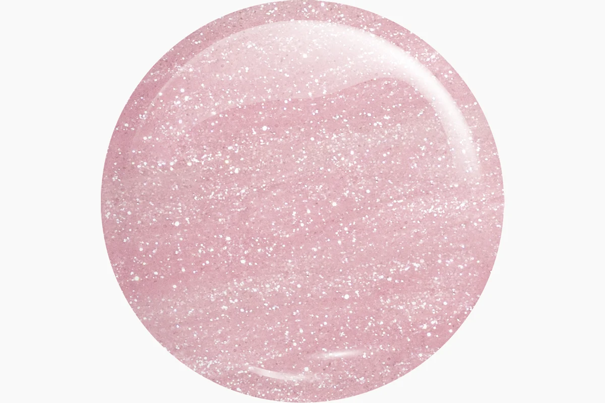 Easy Fiber Gel Sparkle Pink, gel constructor con fibra de vidrio 15 ml