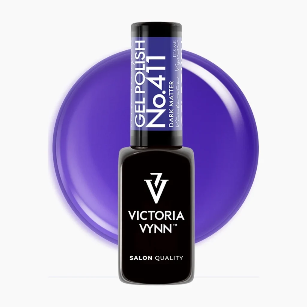 Gel Polish 411 Dark Matter, esmalte semipermanente 8 ml
