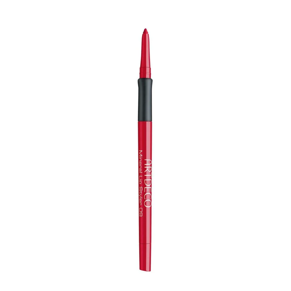 Mineral Lip Styler 09 Mineral Red, perfilador de labios retráctil 0,4 g