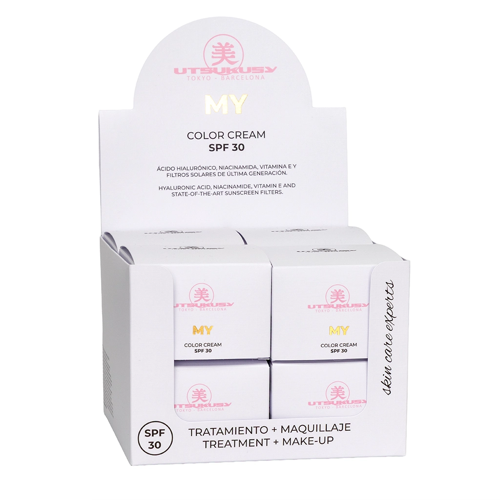 Expositor My Color Cream SPF 30, 8 unidades de 30 ml