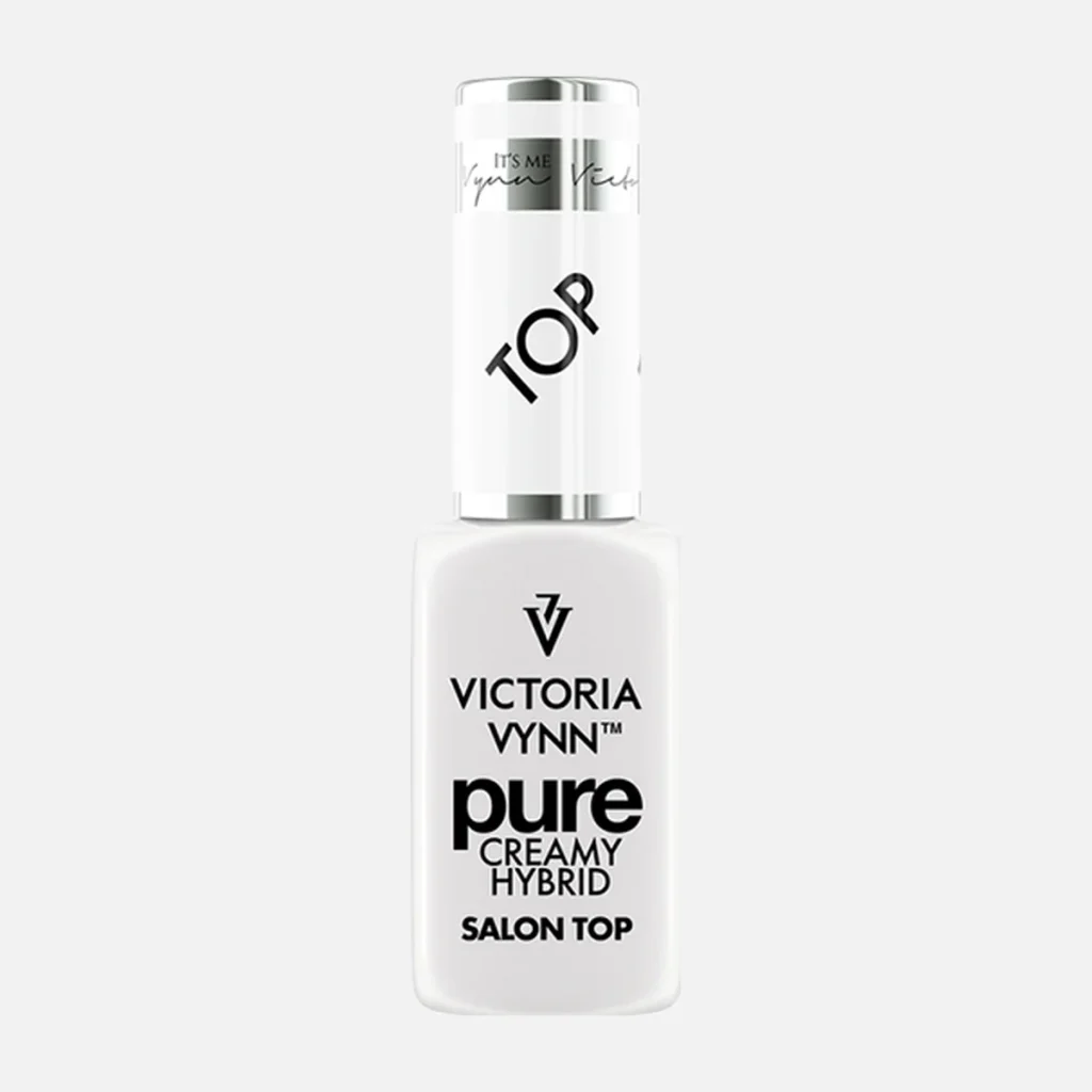 Pure Creamy Hybrid Top, top de brillo para esmalte semipermanente 8 ml