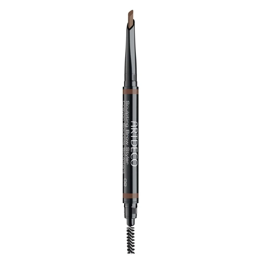 Sculpting Brow Styler 02 Brunette, lápiz de cejas 3 en 1 waterproof