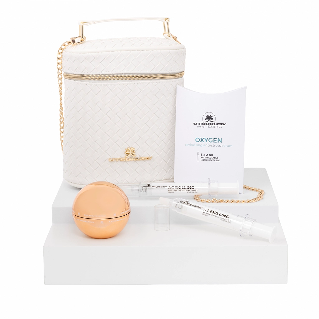 Set Agekilling con 5 ampollas Oxygen y neceser blanco