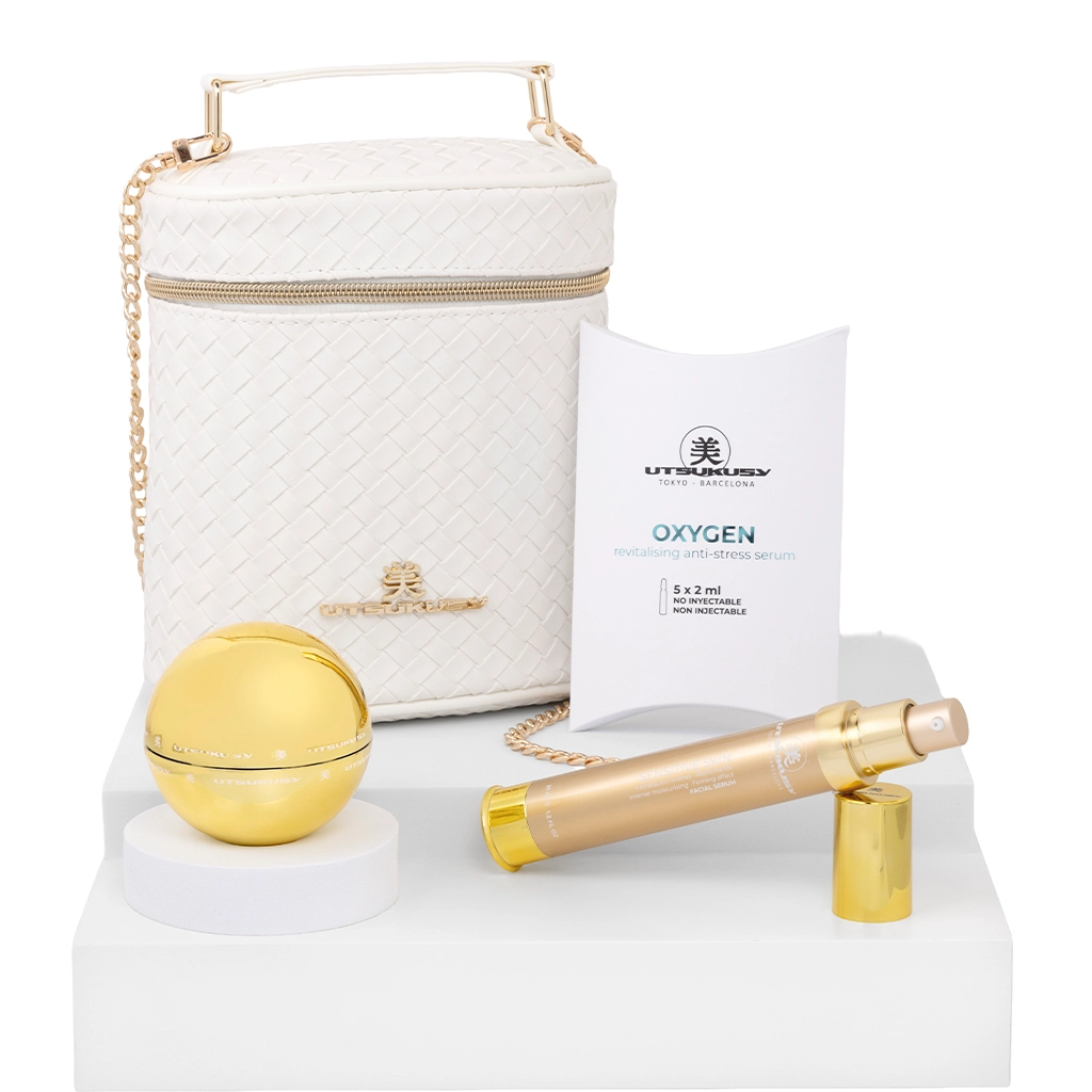 Set Sensitive con 5 ampollas Oxygen y neceser blanco