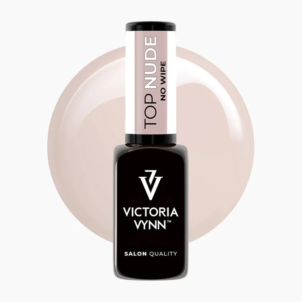 Top Nude No Wipe, top beige sin capa pegajosa 8 ml
