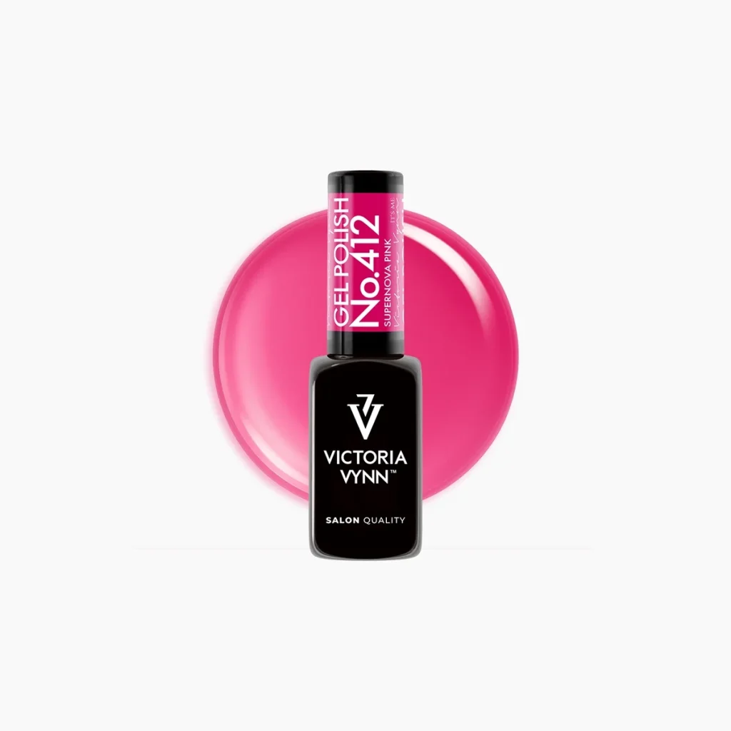 Gel Polish 412 Supernova Pink, esmalte semipermanente 8 ml