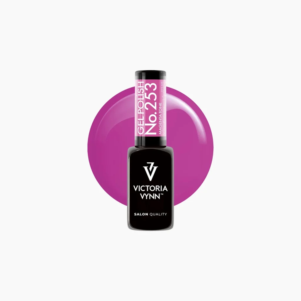 Gel Polish 253 Magenta Tone, esmalte semipermanente 8 ml