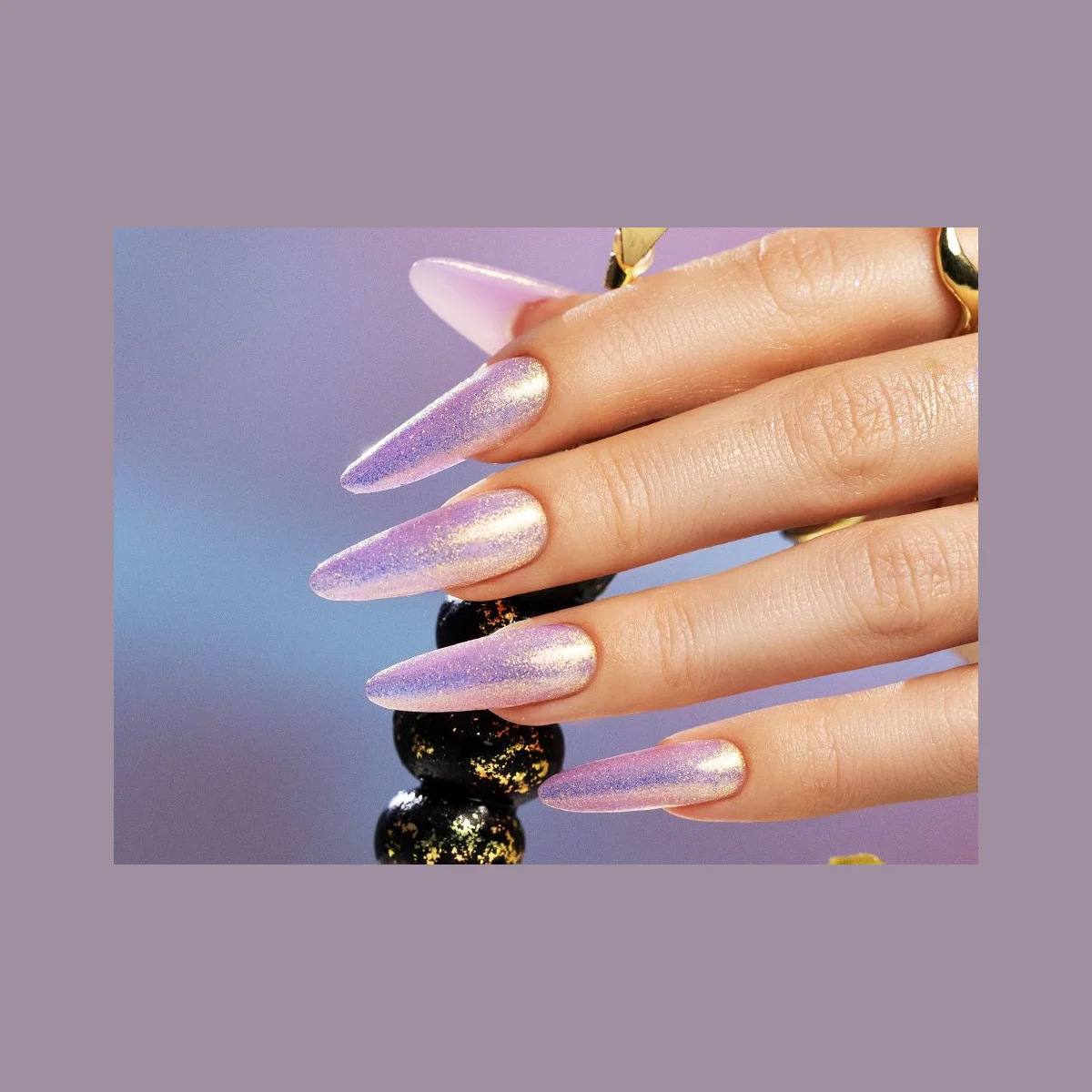 Gel Polish 373 Bella, esmalte semipermanente con purpurina 8 ml
