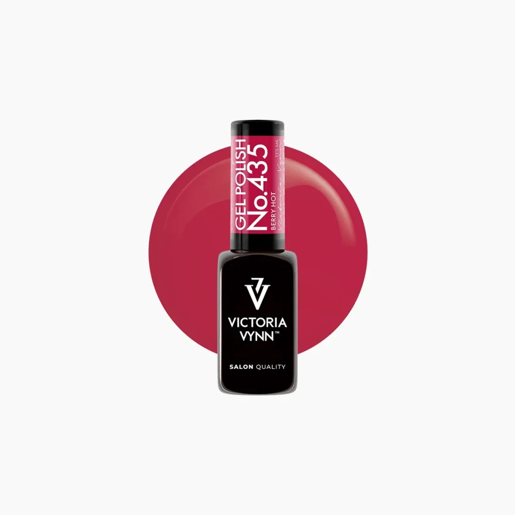 Gel Polish 435 Berry Hot, esmalte semipermanente 8 ml