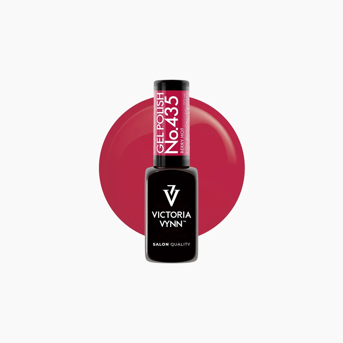 Gel Polish 435 Berry Hot, esmalte semipermanente 8 ml