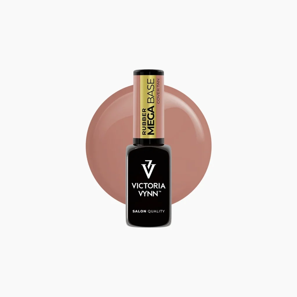 Mega Base Cover Tan, base rubber cubriente beige oscuro 8 ml