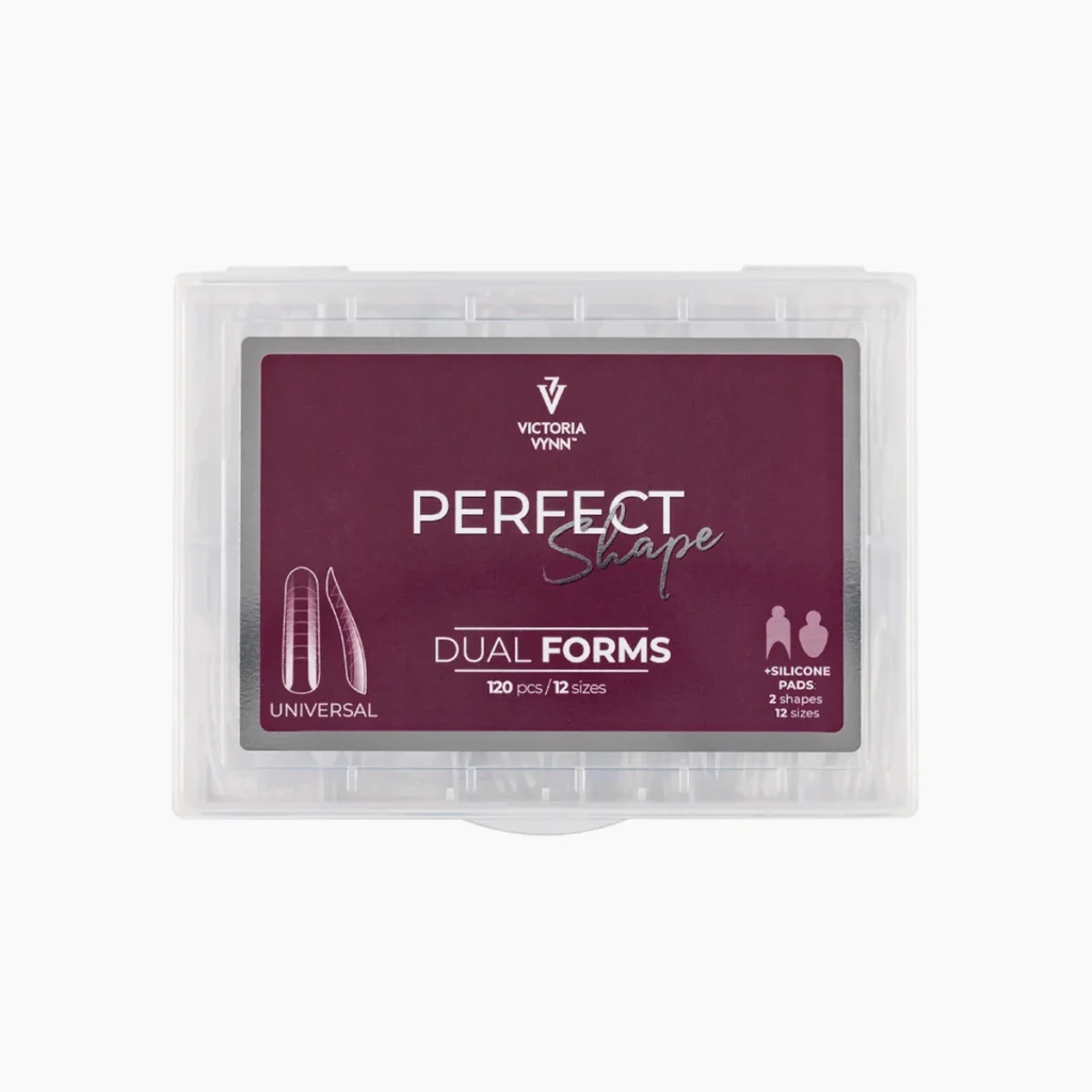 Perfect Shape Dual Forms Universal, moldes superiores para uñas 120 unidades